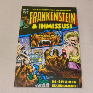 Frankenstein & Ihmissusi 5 - 1974